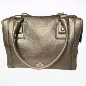 Fossil Marlow Women’s Gold Tone Leather Satchel